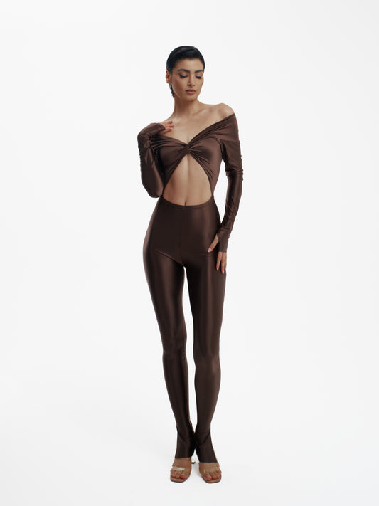 NO SHAME BABY - BROWN