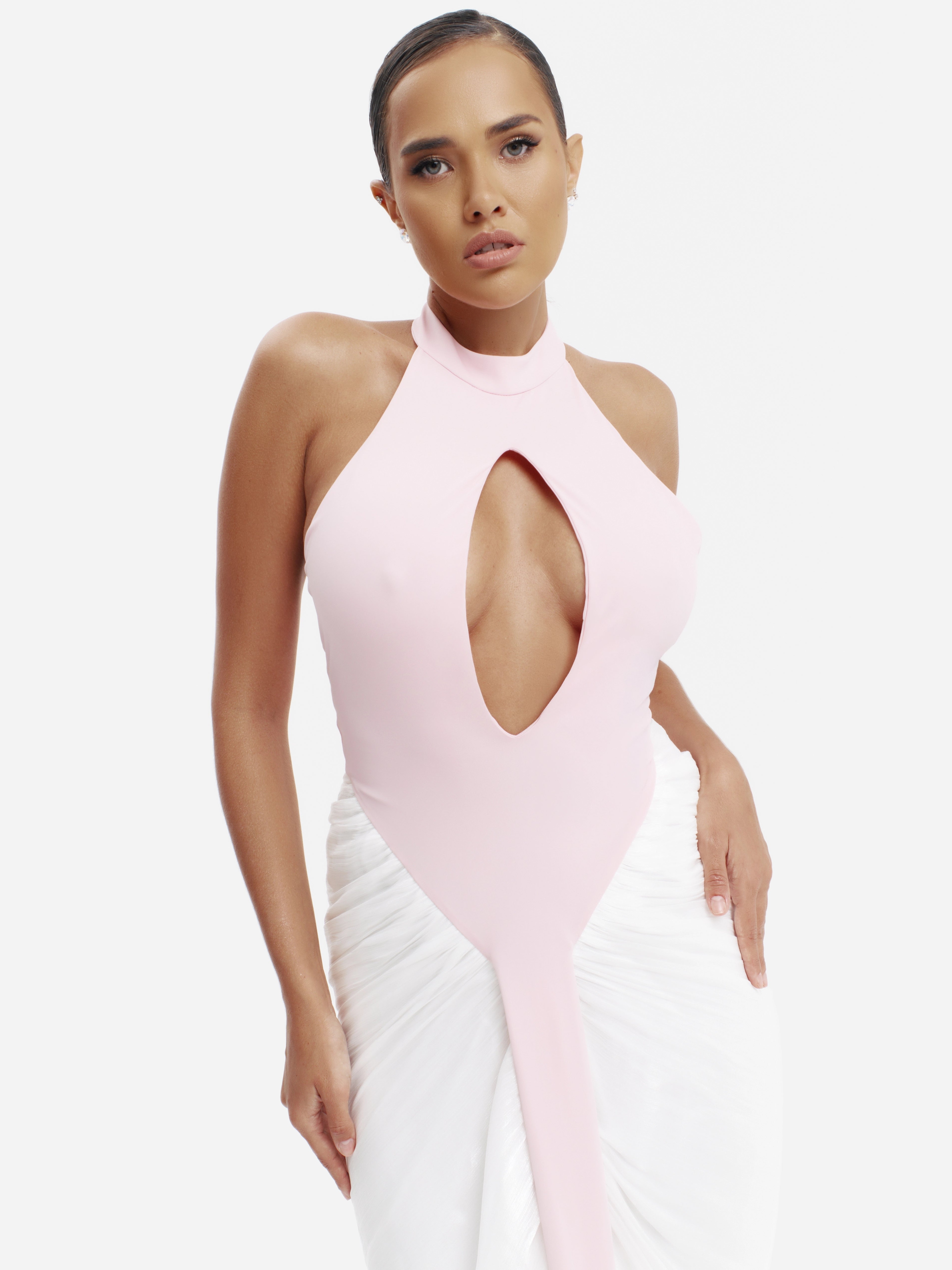 SPLIT DECISION - PINK & WHITE