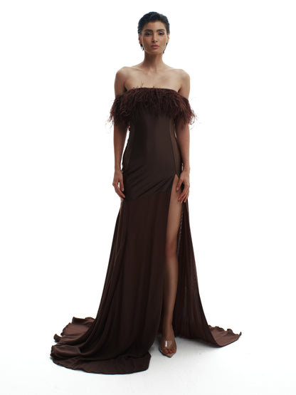 OUT OF HIS BUDGET - BROWN