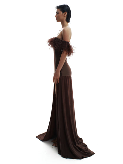 OUT OF HIS BUDGET - BROWN