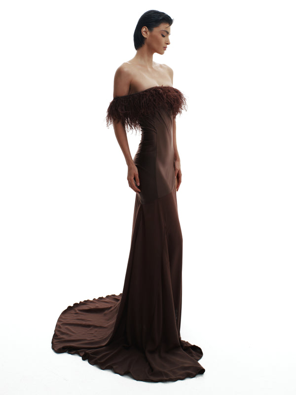 OUT OF HIS BUDGET - BROWN - Miruna