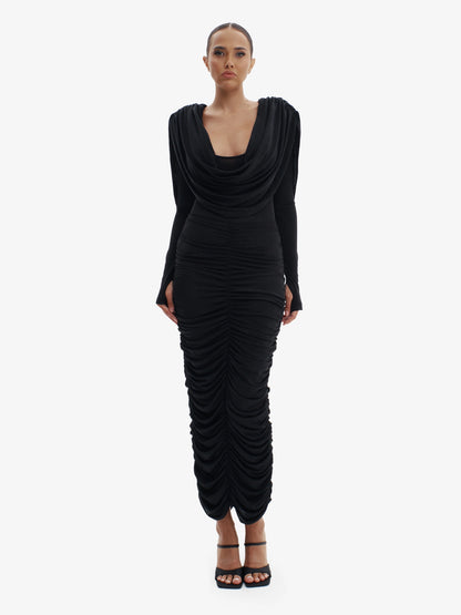 STAYED OUT LATE - BLACK - Miruna