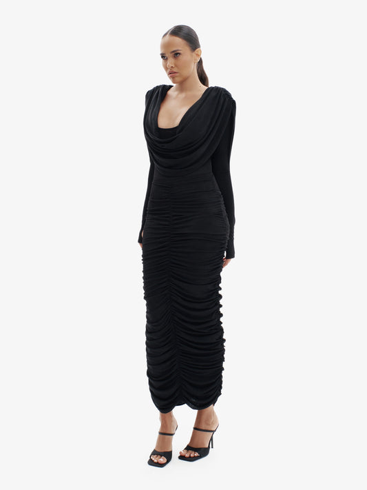 STAYED OUT LATE - BLACK - Miruna