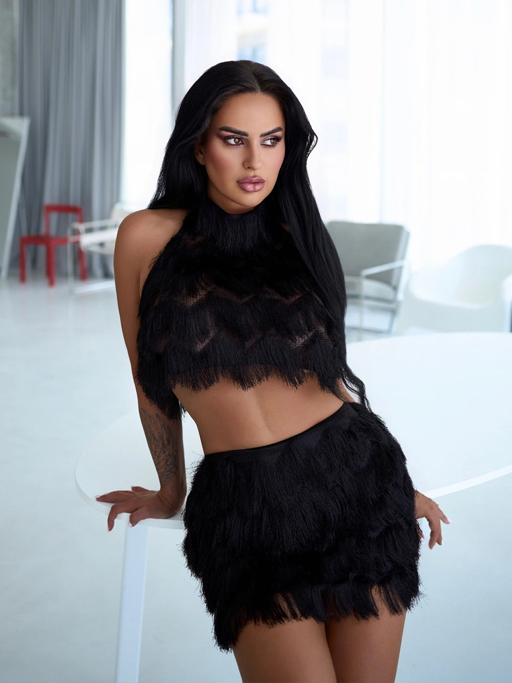 MONACO AFFAIR SET - BLACK