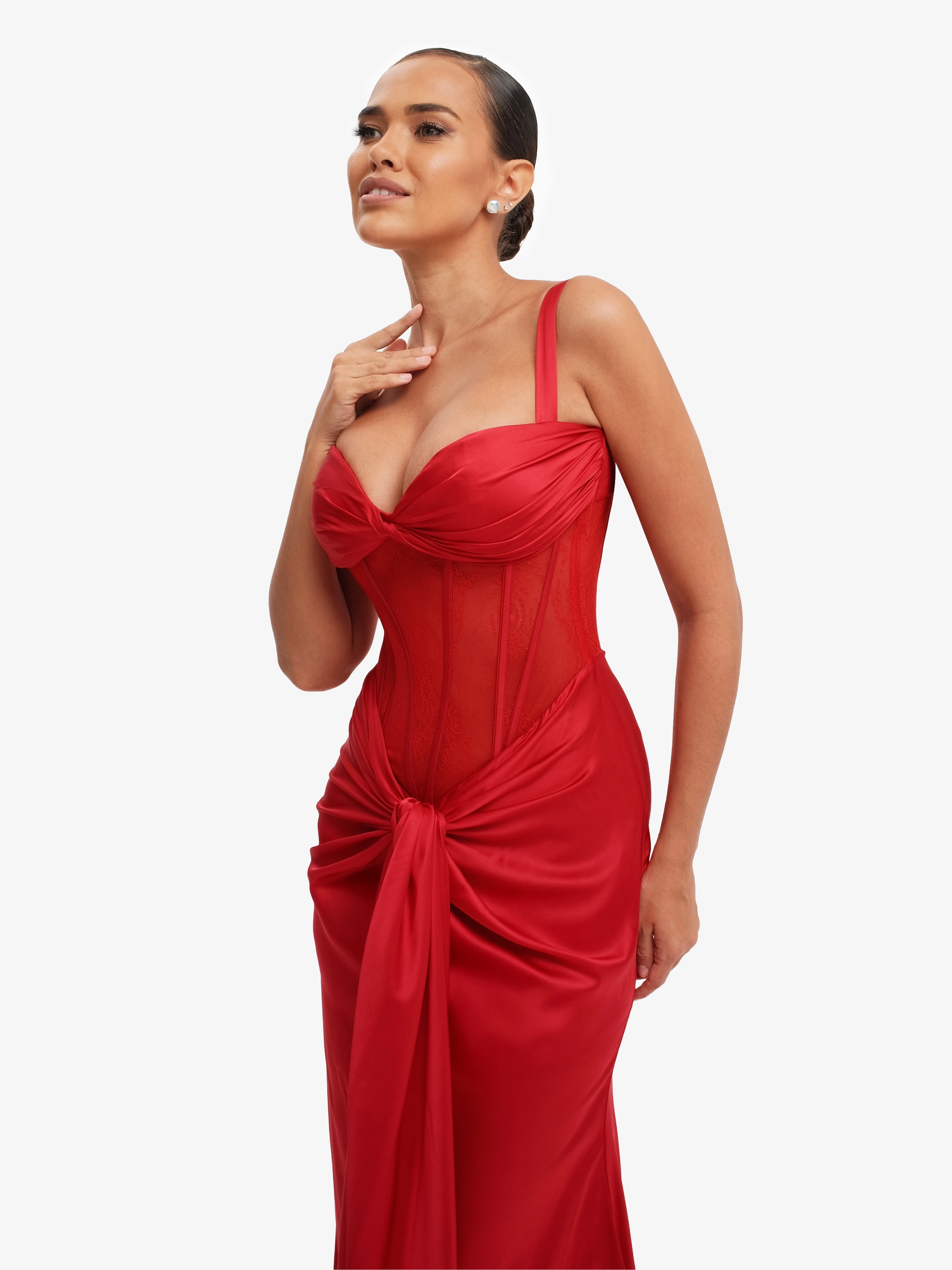 TAKE ME OUT - RED LACE